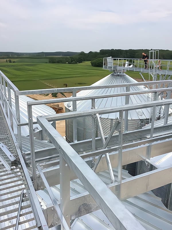 Montage von Metallkonstruktionen