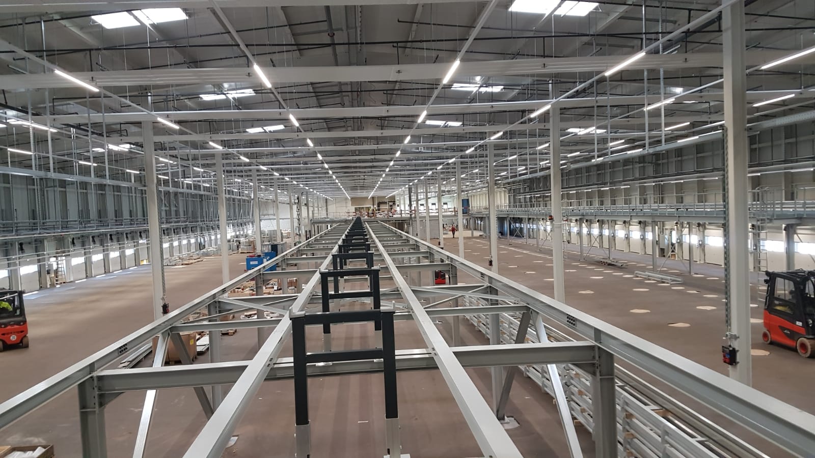 Montage von Metallkonstruktionen